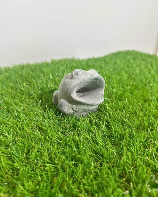 Gartenfigur „Quaki der Frosch“ – Der König der Gartengeräusche