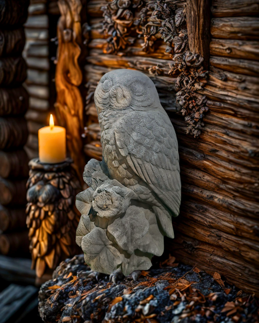 Gartenfigur „Elli die Eule“ – Wächterin der Stille