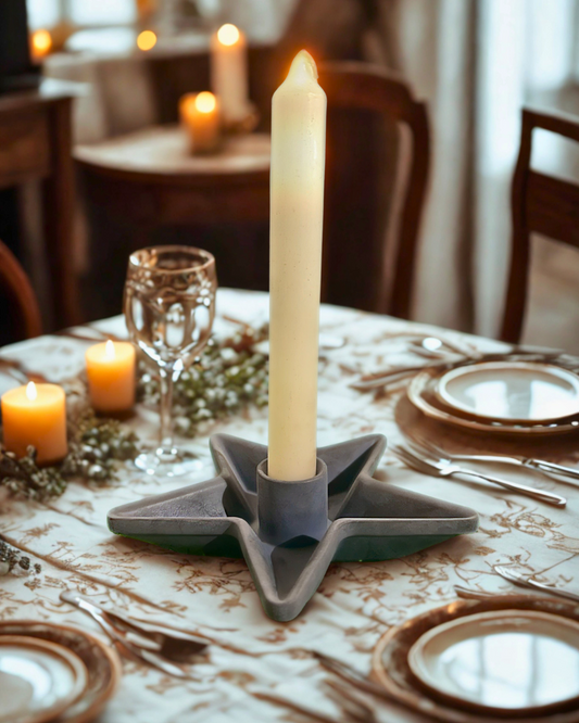 Stern-Kerzenhalter „Lichtblick“ inkl. Kerze
